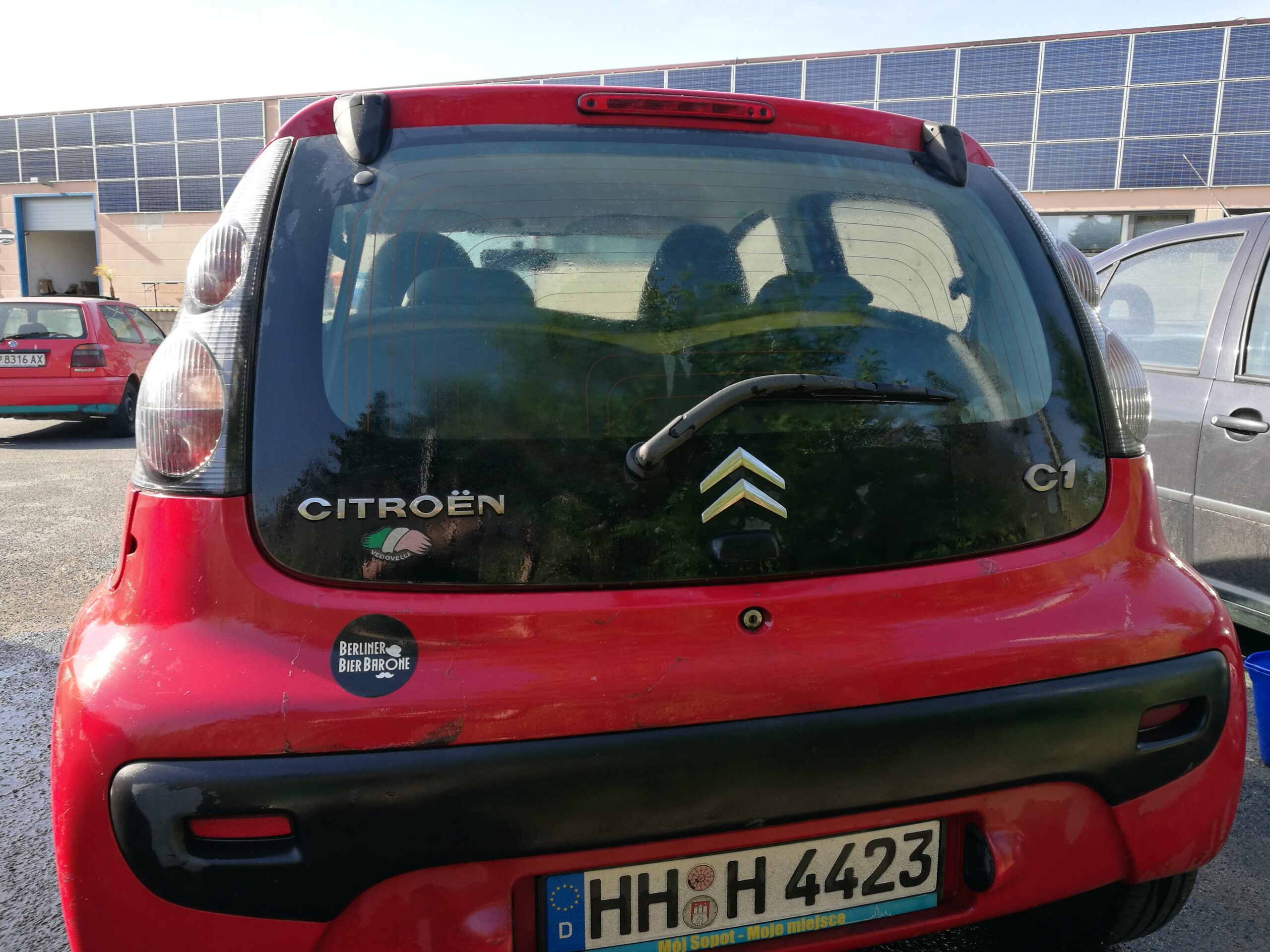 Set of 2 transverse roof bars Citroën C1 (B4) 3 Door